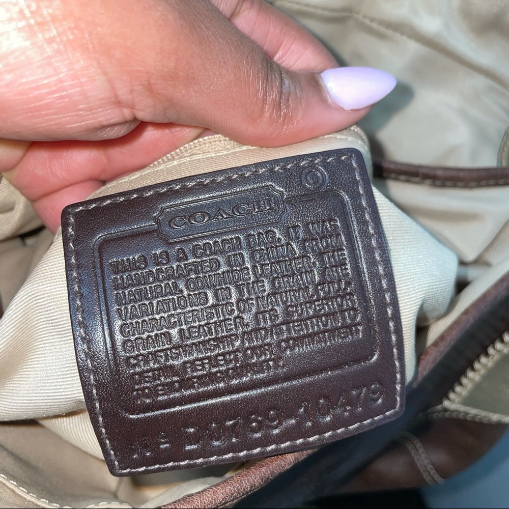 VTG COACH BOHO 90 Y2k Leather & Suede Brown Soho flap 10479  VERY RARE Bag - Picture 13 of 13